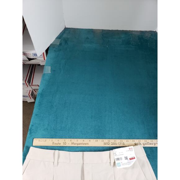 Uniqlo Pants Size 31 Womens Beige Stretch Chino Khaki Pleated Straight NWT - Picture 11 of 14